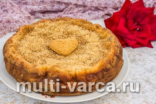 Сирна запіканка з печивом