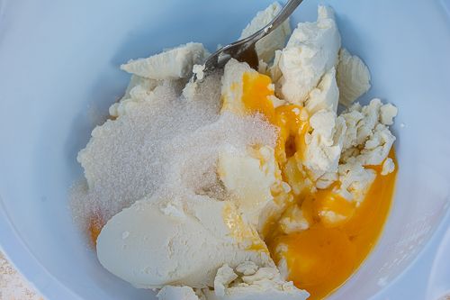 Сирна запіканка з печивом