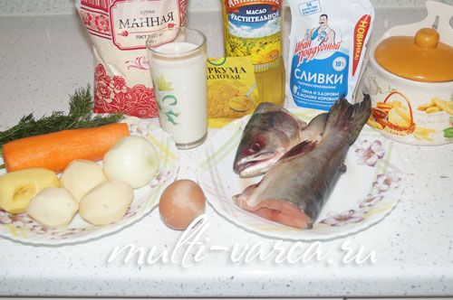 Смачна юшка з манними галушками в мультиварці