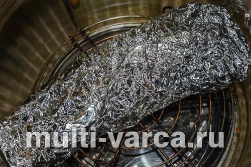 Снігова риба, запечена у фользі в аерогрилі