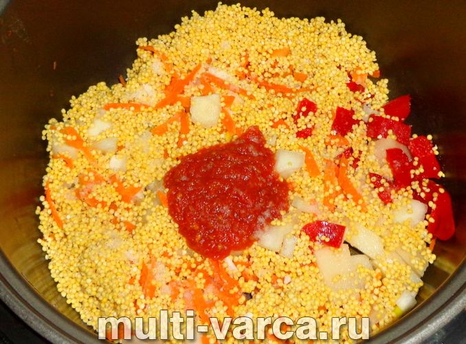 Уха з червоної риби з пшоном у мультиварці