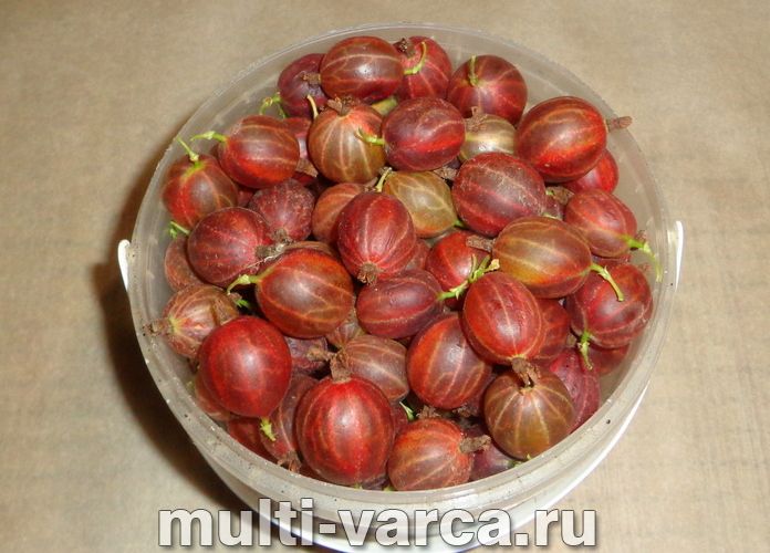 Варення з аґрусу з яблуками на зиму