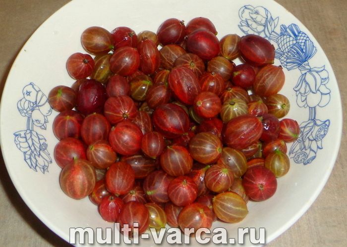 Варення з аґрусу з яблуками на зиму