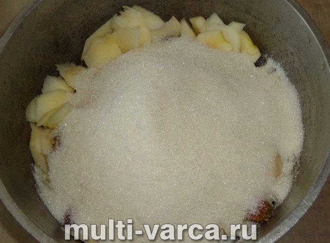 Варення з аґрусу з яблуками на зиму