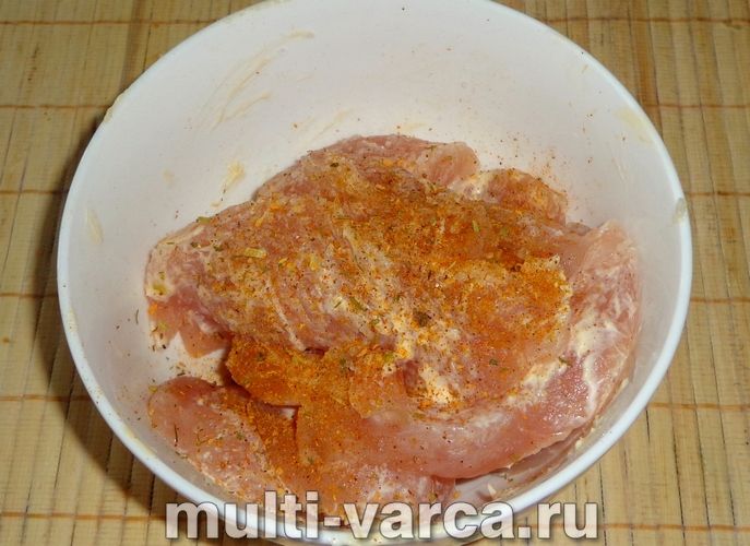 Відбивні з індички в мультиварці