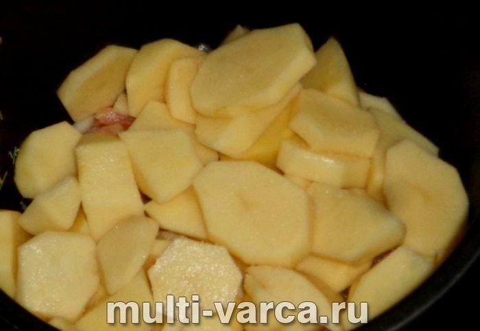 Запечена картопля з куркою