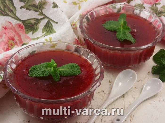 Желе з журавлини та мандаринів